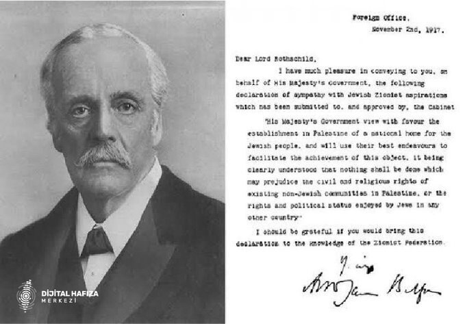 Balfour Deklarasyonu ve Filistin’in İşgali