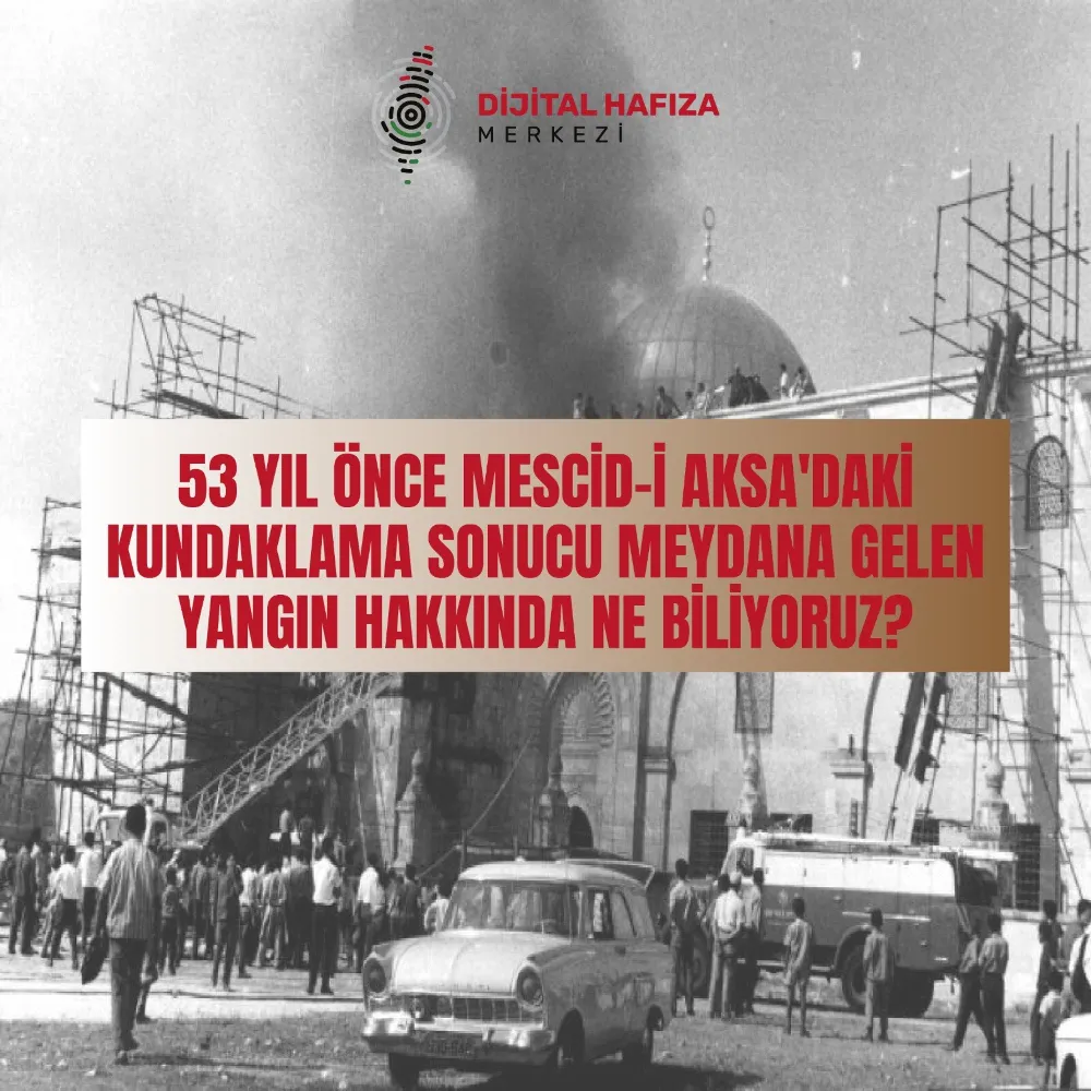 Mescid-i Aksa’da Yangın Devam Ediyor