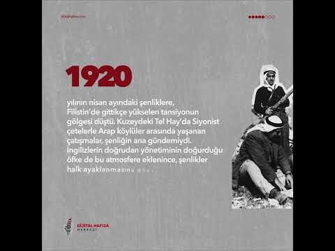 ⏳ 4-7 Nisan 1920, ❝Nebi Musa Ayaklanması❞
